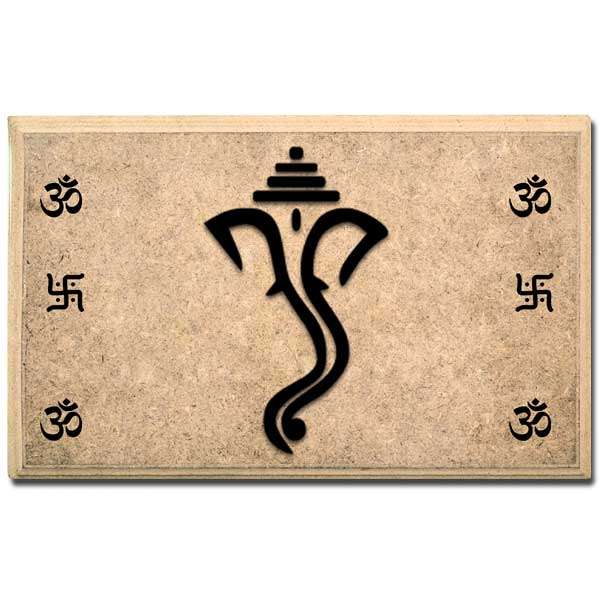 Lord Ganesha Personalised Wooden Plaque Lord Ganesha Personalised Wooden Plaque