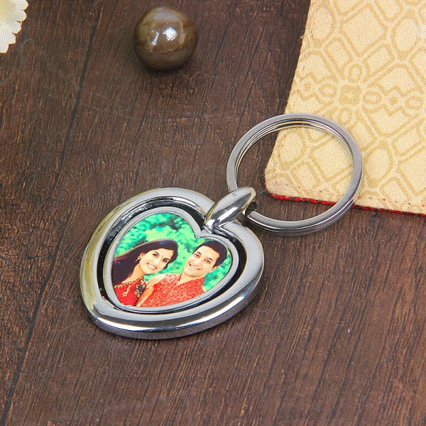 Personalised Heart Shape Metal Keychain Personalised Heart Shape Metal Keychain