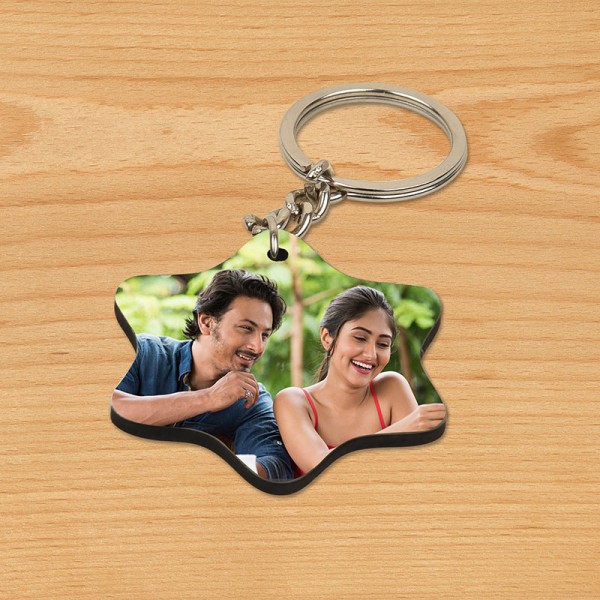 Engraved Personalized Photo Keychain Engraved Personalized Photo Keychain