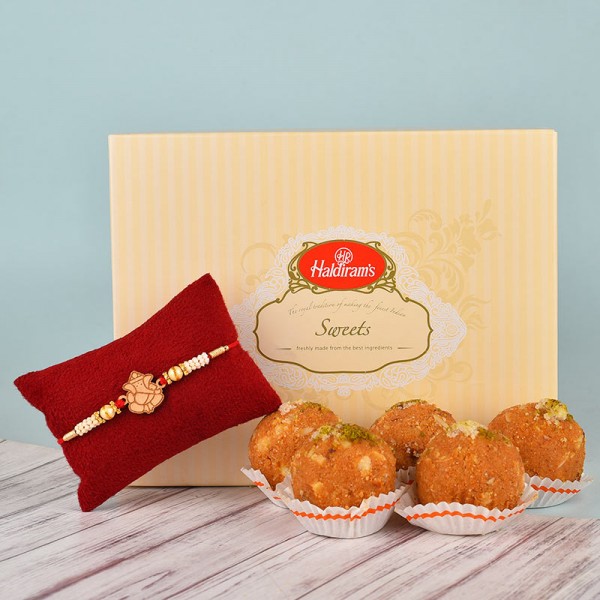 Delicious Besan Laddoo N Rakhi Delicious Besan Laddoo N Rakhi
