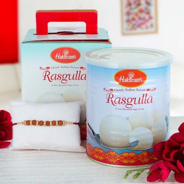 Rasgula Delight Rakhi Combo Rasgula Delight Rakhi Combo