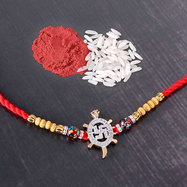 Swasthik Center Design Rakhi Swasthik Center Design Rakhi