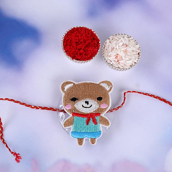 Teddy Bear Rakhi With Light Teddy Bear Rakhi With Light
